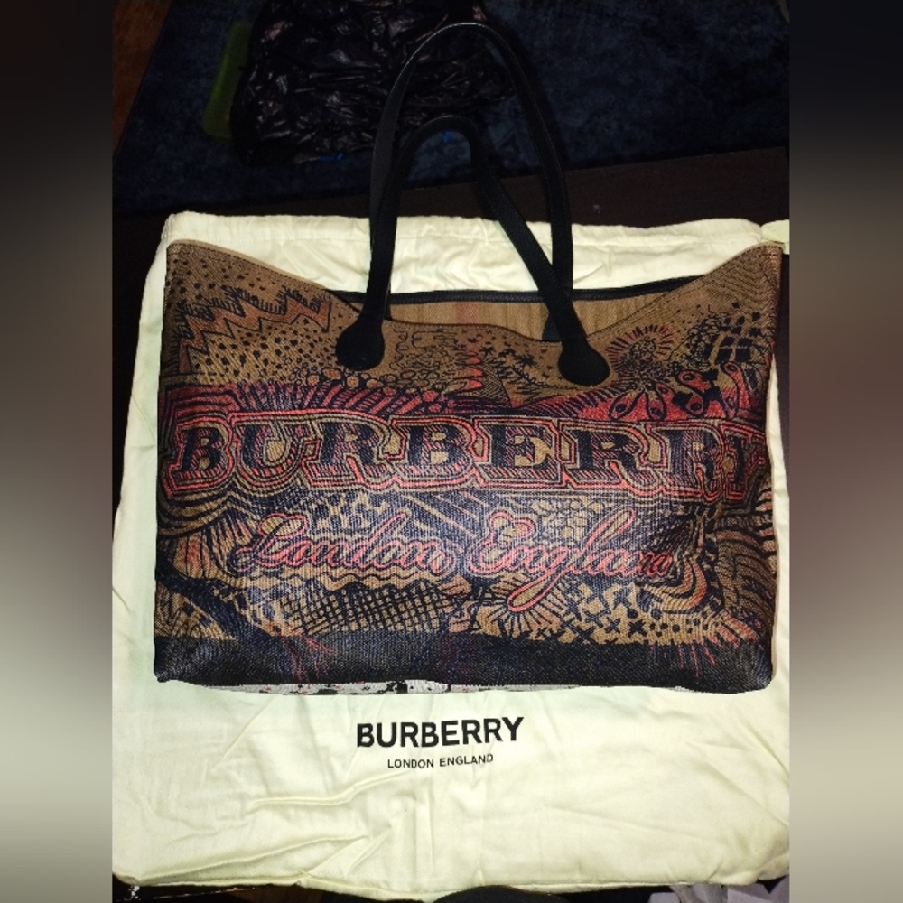 Burberry Brown Tote Bag